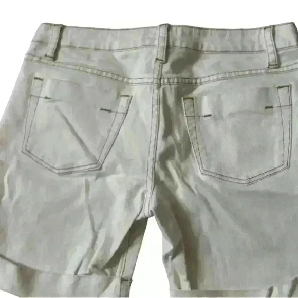 Y2k 90s White BabyPhat Summer Shorts Size 9 - Picture 7 of 8